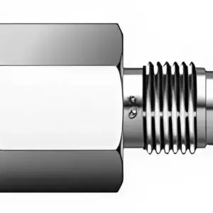SM2FCN - Stainless Steel Female Connector (NPT) 1/8" Head Size